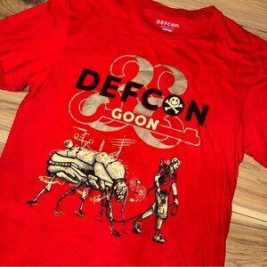 Defcon Goon Shirt Women’s medium Hackathon Def Con Cypher Core Red Tech Gear